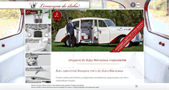 Desktop Screenshot of limuzynadoslubu.com.pl